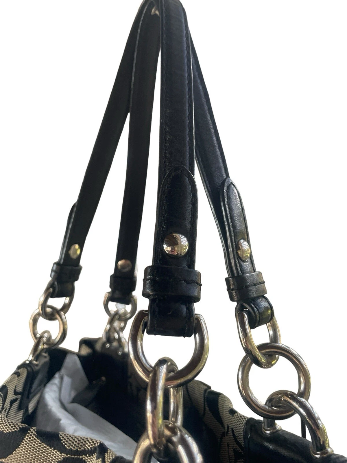 Borsa a tracolla firmata Coach Jacquard