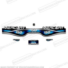Fits Mercury 150hp 2.5 Liter Bluewater Series Outboard Decal 1999 Blue or Red