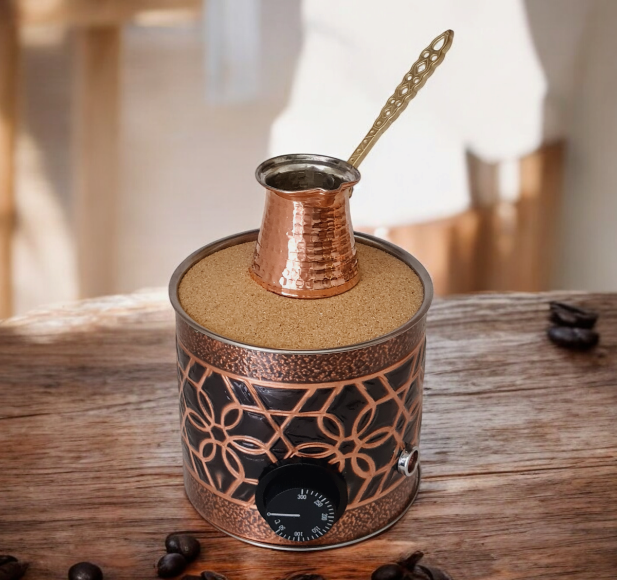 Bazaar Of Anatolia Traditional Turkish Sand Coffee Maker 110