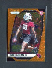 2024 Panini Prizm - #375 Marvin Harrison Jr. [Orange Disco] Rookie Card RC