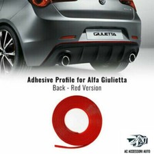 Alfa Romeo Giulietta Profilo Bordino Adesivo Paraurti Rosso Posteriore Tuning 