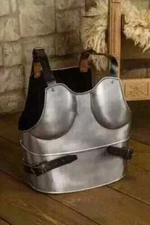 Steel Medieval Cuirass LARP Warrior Breastplate Jacket Cosplay Costume, Large