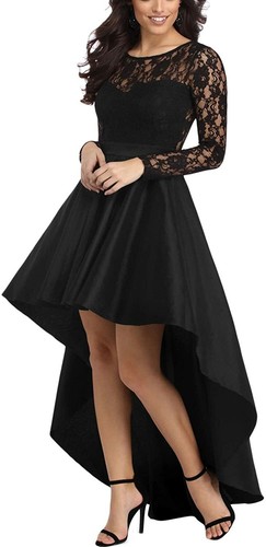 Bdcoco Women's Vintage Lace Long Sleeve 