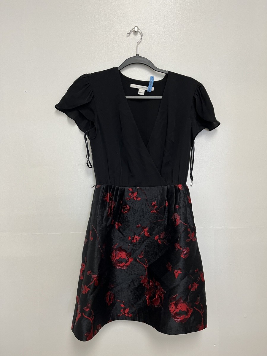 Diane von Furstenberg 'Ivy' Floral Brocade Dress 4 | eBay