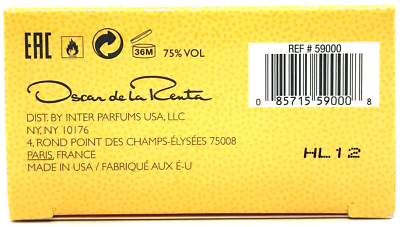 OSCAR DE LA RENTA OSCAR FOR MEN EAU DE TOILETTE SPRAY 3.0 Oz