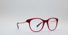 Bvlgari 4160-B 5333 Rectangle Red Gold Womens Eyeglasses 53mm
