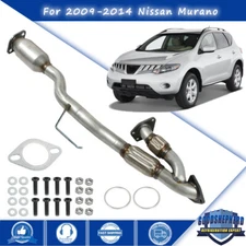 For Nissan Murano 3.5L V6 2009-2014 Rear Catalytic Converter Exhaust Flex Y-Pipe