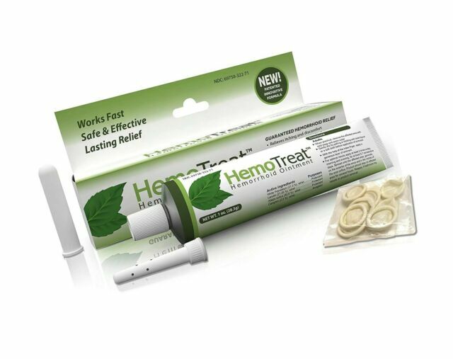 Hemotreat Hemorrhoid Treatment Cream 1 Oz Tube With Applicator Exp 2021