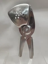 Vintage N.L.GOLD CO. NYC Lemon/Lime Juicer Stainless Steel Barware Kitchenware