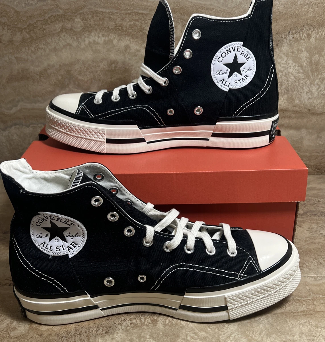 Tênis Converse Chuck 70 Plus All Star Feminino Preto / Branco