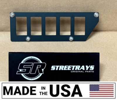 [SR] Lower Center Dash Rocker Switch Panel Plate with 5 Spot for POLARIS GENERAL
