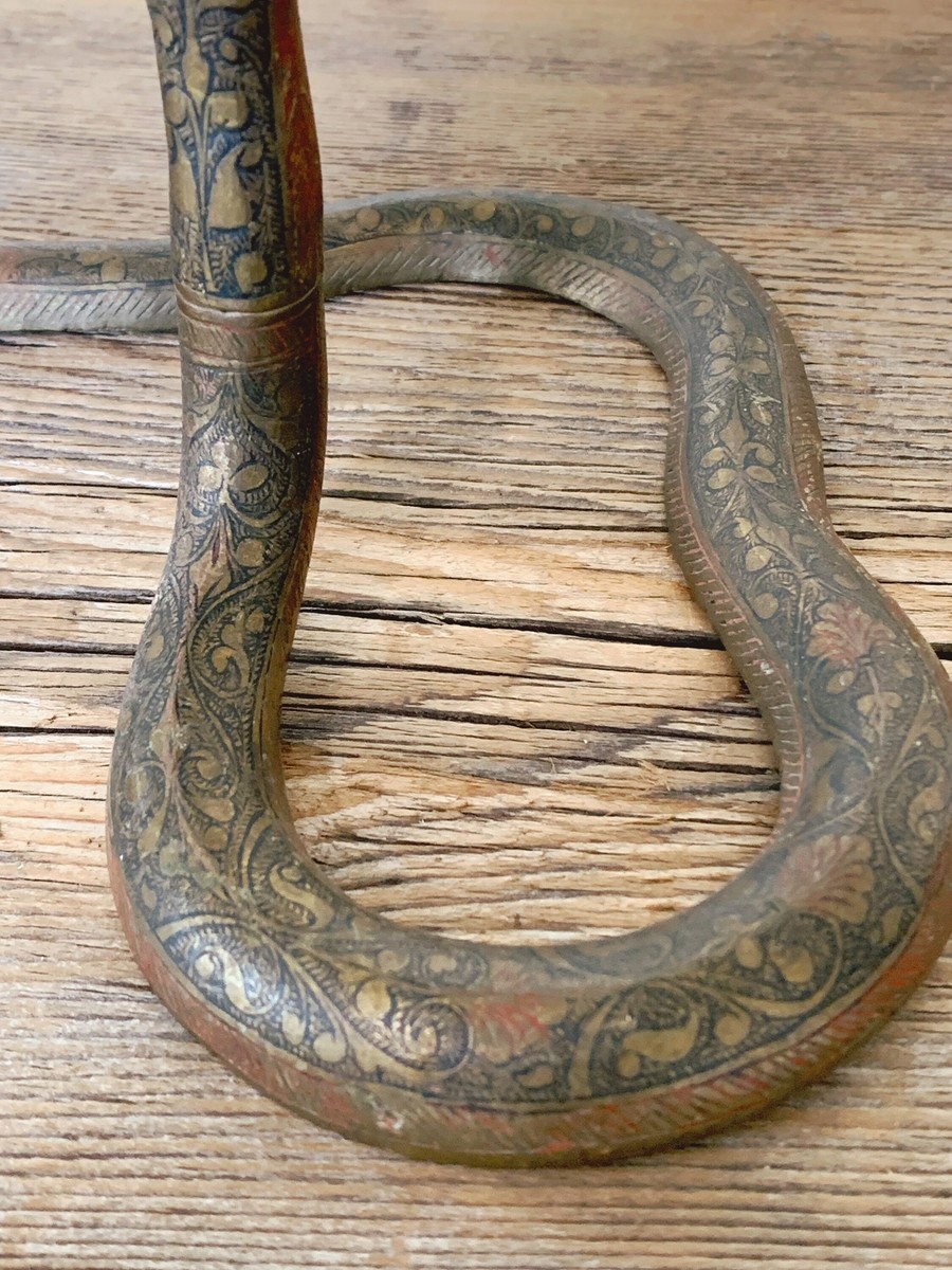 Bougeoir Serpent en laiton – Le souk de lili
