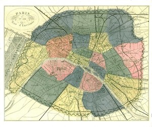 Reedition De Gravure Ancienne Carte Region Departement Francais Paris Son Mur Ebay
