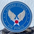 U.S. AIR FORCE, WHEN DEATH SMILES, CHALLENGE COIN, SILVER, FREE SHIPPING — photo 1