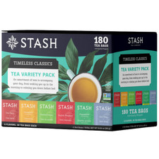 Stash Tea Veriety Pack - Breakfast Black Tea 30 Count (Pack of 6) - 180 Tea Bags
