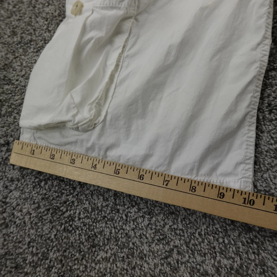 Pantalones Cortos De Colección Banana Republic Para Mujer 4 Blancos Carga Militar tiro bajo Patín Caminata Y2K Foto 2 de 4