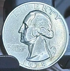 1938-S Washington Quarter ■ GEM/BU ■ #4062