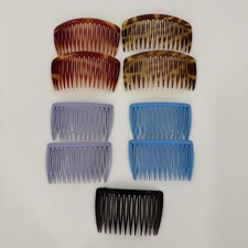 Goody Vintage 1980s Side Hair Comb Updo Matching Pair Made in USA Total 9 Pieces