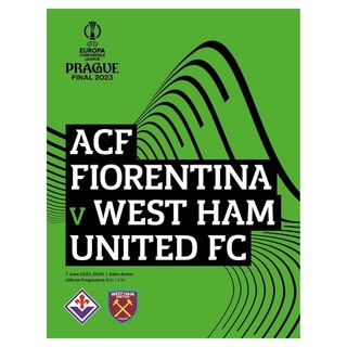 2023 UEFA Conference League Final Programme Fiorentina v West Ham United