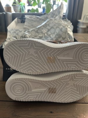 Coach Bape Sta Collaboration Sneakers Ape Bape Mens US 10