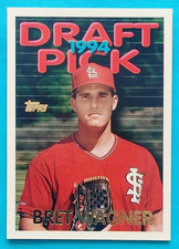1995 TOPPS #167 BRET WAGNER 1994 #1 DRAFT PICK ST LOUIS CARDINALS  NEAR MINT