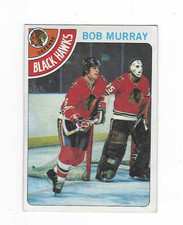 1978-79 TOPPS BOB MURRAY #89 CHICAGO BLACK HAWKS