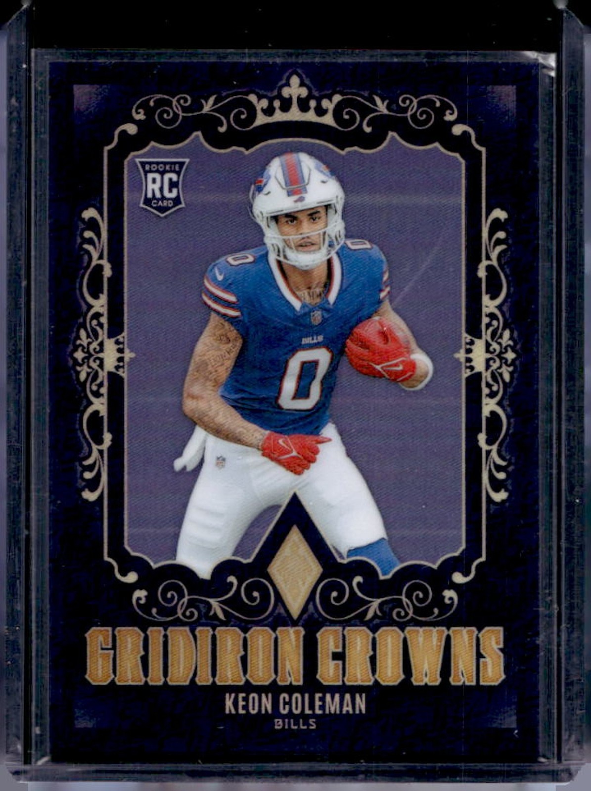 2024 Phoenix Keon Coleman Gridiron Crowns RC Rookie #GC-KCN Bills
