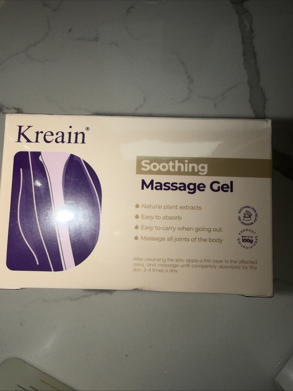 Kreain Soothing Massage Gel - Natural Plant Extracts - 100g