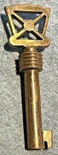 Vintage Hollow BARREL COLUMBIA X PHONOGRAPH MUSIC SKELETON KEY ANTIQUE Vic. B5