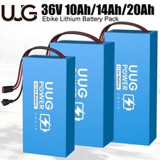 36V 10Ah/14Ah/20Ah Ebike Bicycle Lithium Battery Pack 100W-1000W Motor 30A BMS