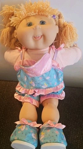 Vintage Cabbage Patch Kid Doll Blond Hair Blue Eyes Play Along Sweet Dreams 2004