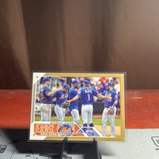 2023 Topps Series 1 - New York Mets #291 Gold /2023