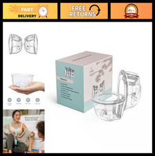 Hands-Free Breast Pump Collection Cups - 8oz, Soft Silicone, Leak-Proof, 3 Sizes