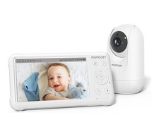 Momcozy Video Baby Monitor, 1080P 5" HD Baby Monitor with Camera  Wall Mount, I