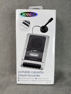 Jensen McR-100 Portable Cassette Player/Recorder, Opened But Never Used