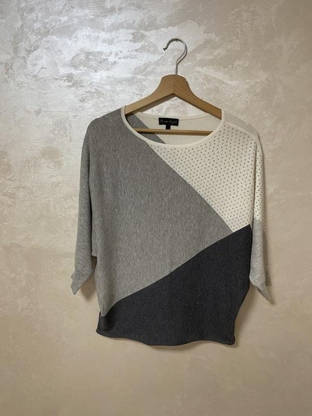 Women Phase Eight Sweater Grey Viscose 36 #CAHB