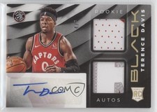 2019 Panini Black Rookie Memorabilia Holo Gold 4/5 Terence Davis #RM-TD Auto ow1