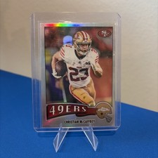 2025 Topps Chrome Christian McCaffrey #1975-29 Refractor San Francisco 49ers