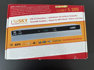 TelSKY S 200 Sat Receiver digital DVB-S USB 2.0 NEU OVP PVR Timeshift