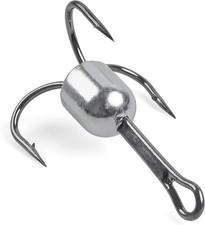 Snagging Weighted Treble Hooks 5pcs Snagging Hooks Large Weighted Fishing Hoo...