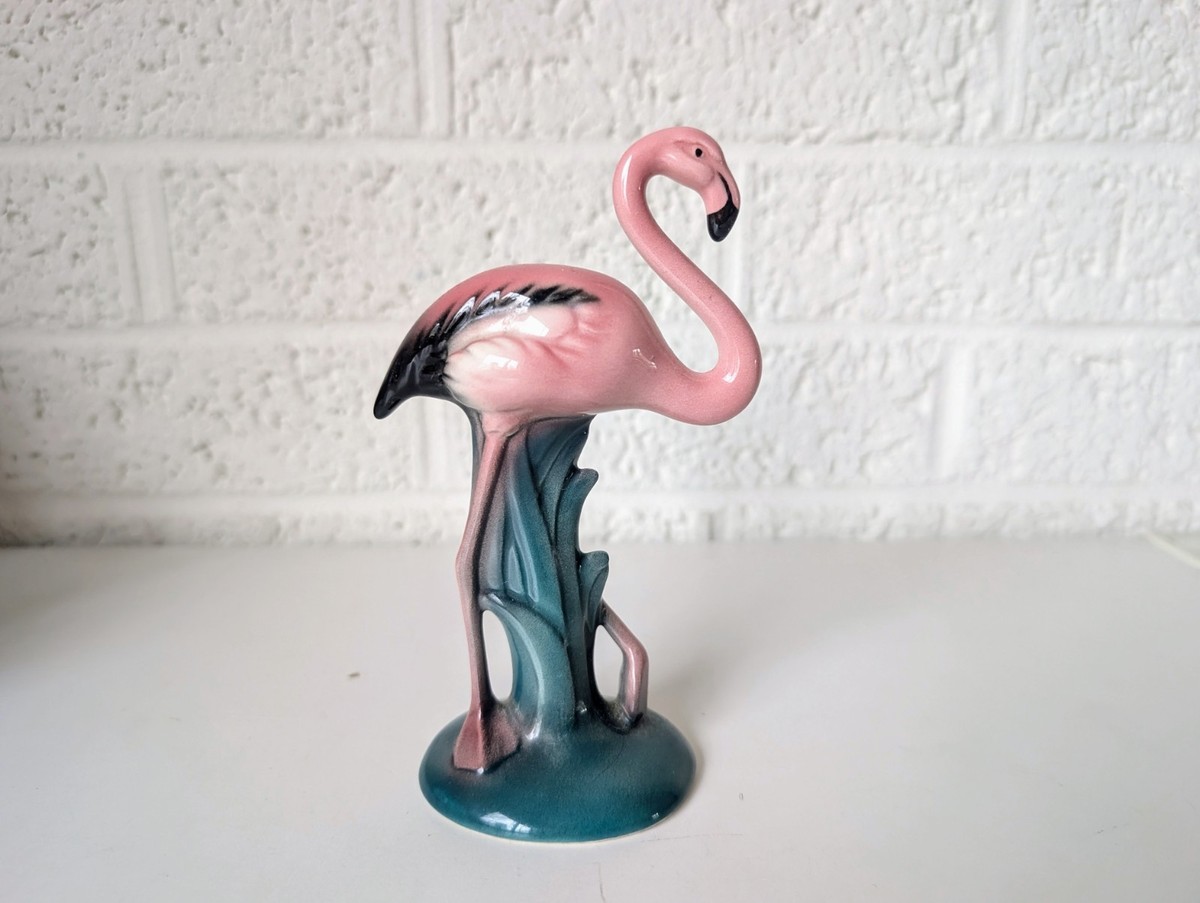 Vintage Will George Signed Pink Flamingo Figurine | 1940s | eBay