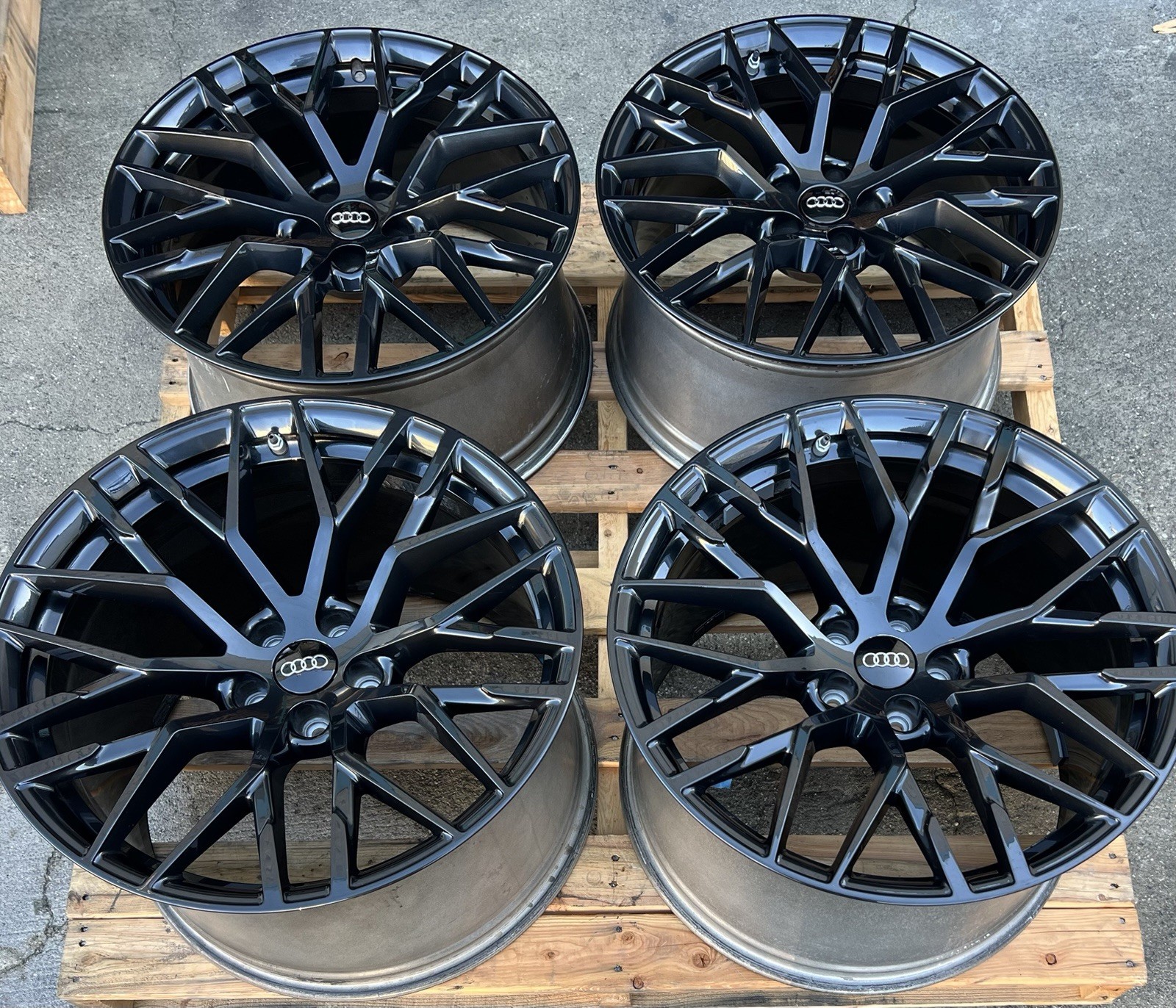 20” OEM AUDI R8 V10 PLUS FACTORY ORIGINAL STOCK WHEELS RIMS FORGED 2015-2024 🔥