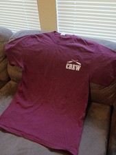 Trader Joe's Dark Red Short Sleeve T-shirt Size Medium