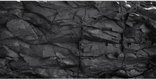 48X24 Inches Stone Aquarium Background Black Rock Fish Tank Background Rocky Ter