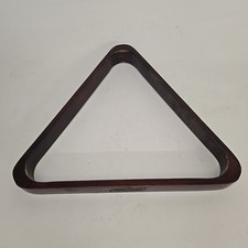 AMERICAN HERITAGE BILLIARDS DARK BROWN WOOD POOL TABLE BALL RACK