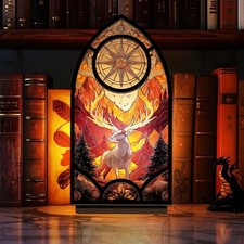 Aelin Fireheart Candle Holder  Fire Stag Suncatcher   Throne of Glass Decor