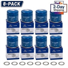 Genuine Engine Oil Filter Washer For Hyundai Kia Oem 2630035505 8-pack Genuine Engine Oil Filter Washer For Hyundai Kia Oem 2630035505 8-pack