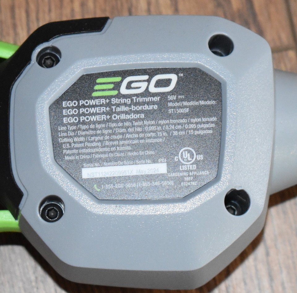 Ego ST1500SF 56V Power+ 15" Brushless Split Shaft String Trimmer Bare ...