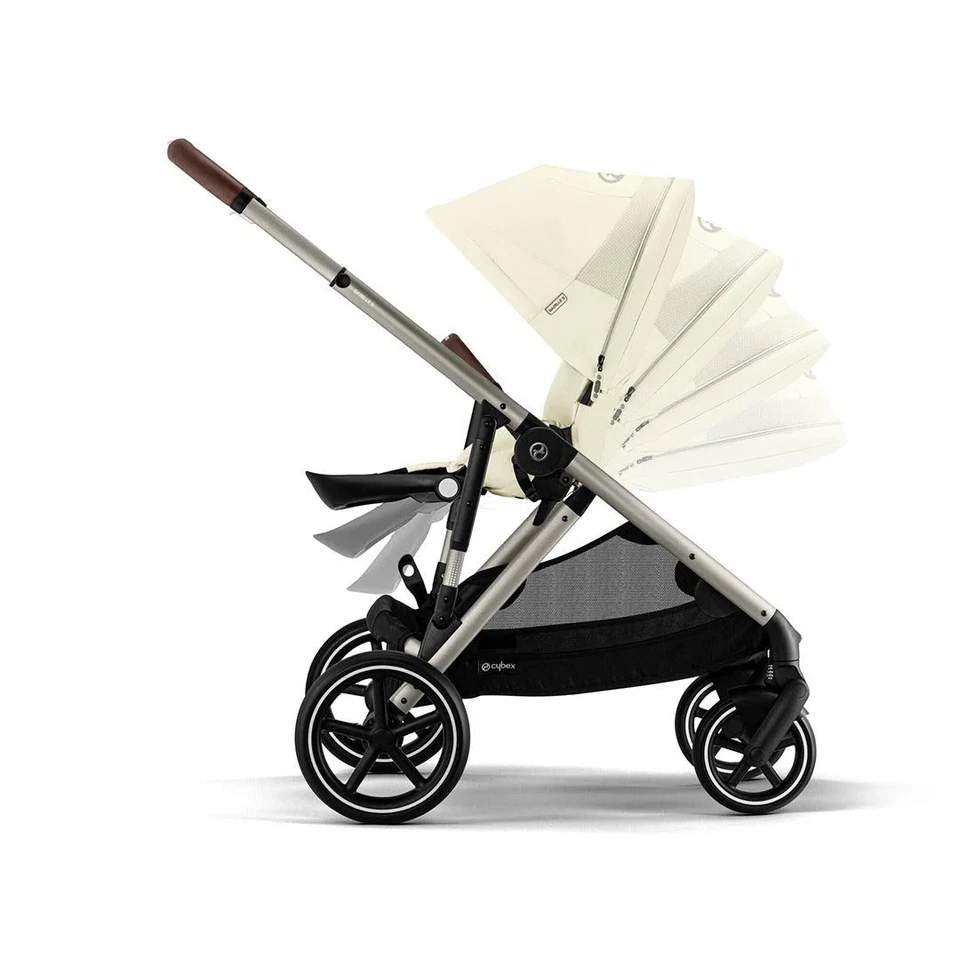 ⭐️ Cybex GAZELLE S TAUPE SEASHELL Single to Double Pushchair Birth+ BRAND NEW - Image 3 of 4