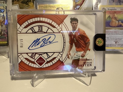 2022 Panini National Treasures Marco Van Basten Auto /15 Netherlands World Cup